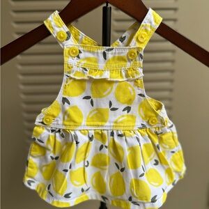 Carter's Yellow Lemon Print Dress